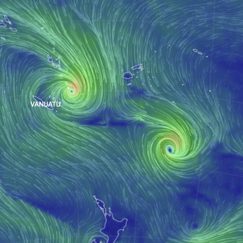 Severe Tropical Cyclones Judy and Kevin were a pair of intense tropical cyclones that made landfall on Vanuatu within 48 hours of each other in March 2023. 130,000 people were impacted by the storms that destroyed homes and water systems throughout the country. More than 45,000 women and girls of reproductive age were directly affected by the disasters. ©UNFPA Pacific