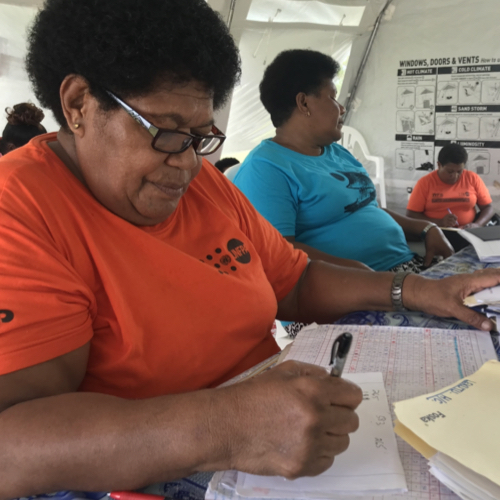 Seven retired midwives delivered sexual and reproductive health services and addressed gender-based violence in both Port Vila and Tanna Island. UNFPA established three Women and Girls Friendly Spaces in Central, Southwest, and West Tanna. These spaces became havens of support and encouragement, offering women and girls a safe environment where they could share their stories and receive the assistance they needed. ©UNFPA/David Palazón