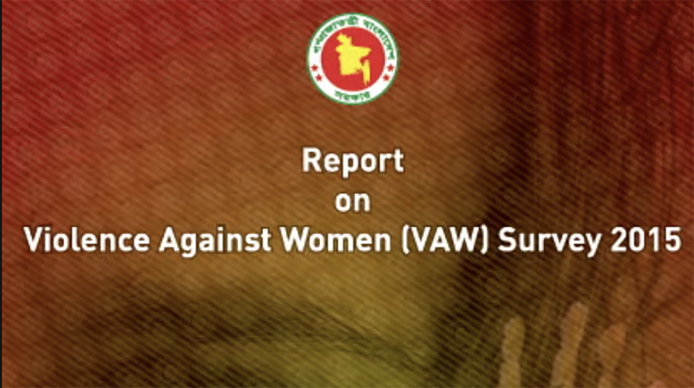 2015 Report on Bangladesh Violence Against Women Survey