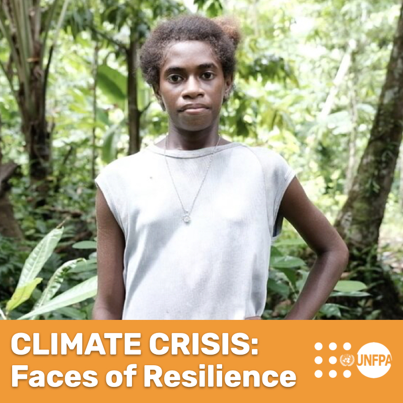 This collection of portraits presents the diversity of UNFPA’s response to climate disasters in the Pacific. UNFPA works with retired midwives, young people on remote atolls, the LGBTQI+ community, women leaders, persons with disabilities and government officials to uphold the fundamental rights and dignity of marginalised groups, before and after disasters hit. 