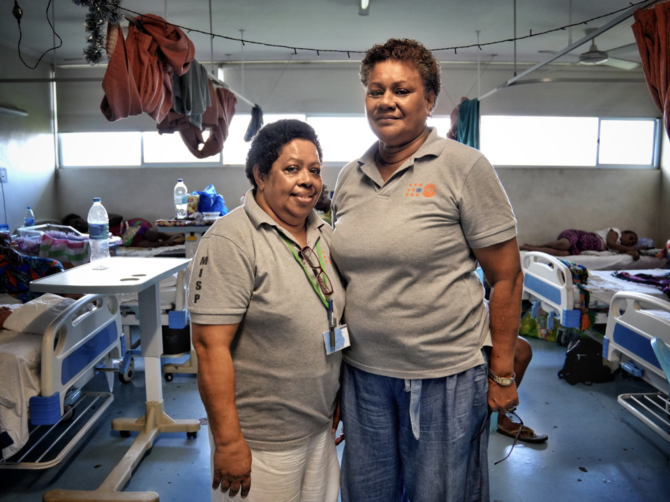 UNFPA’s humanitarian response moves quickly to protect the health and protection needs of communities in crisis. This includes maintaining a roster of retired Fijian midwives trained for humanitarian response who can be quickly mobilized across the Pacific to reinforce the health workforce and strengthen lifesaving sexual and reproductive health services.