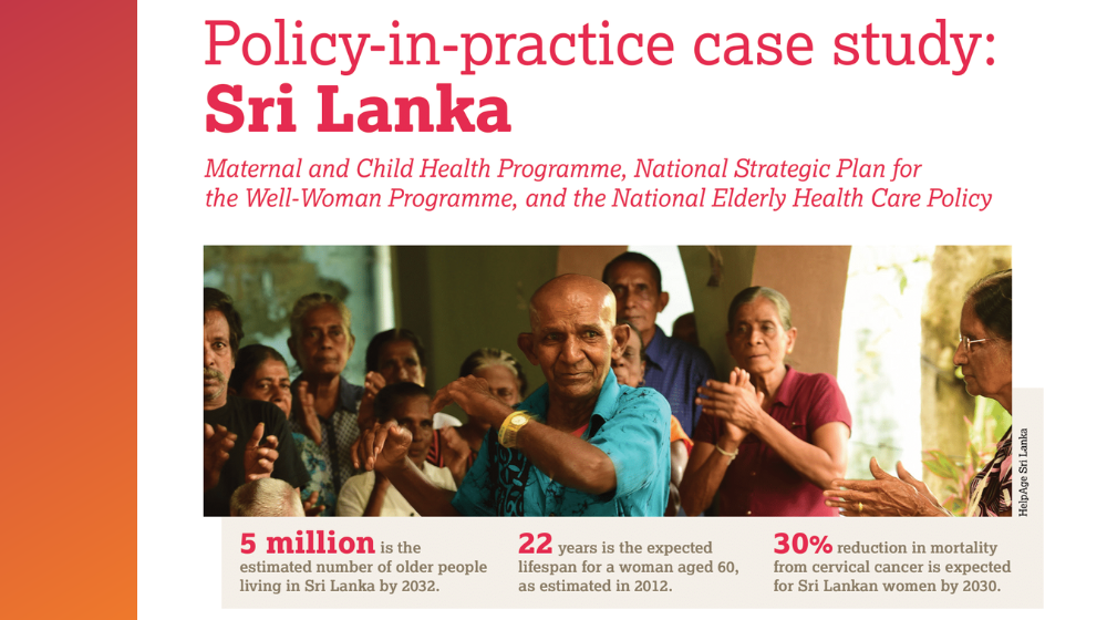 Sri Lanka: Policy-in-practice case study