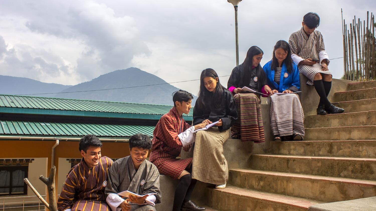 Youth empowerment activities in Bhutan