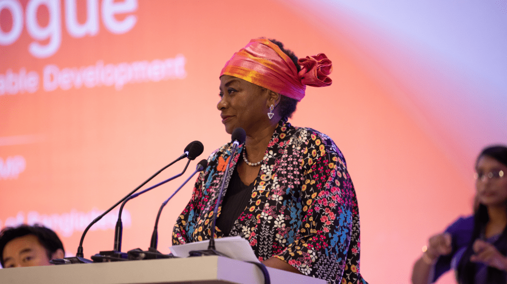 Dr. Natalia Kanem, UNFPA Executive Director, officially launches the global dialogue on Demographic Diversity and Sustainable De