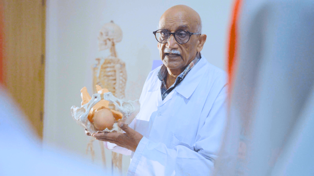 Dr. Shershah at a hospital in Pakistan
