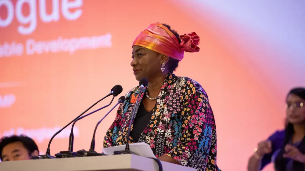 Dr. Natalia Kanem, UNFPA Executive Director, officially launches the global dialogue on Demographic Diversity and Sustainable De