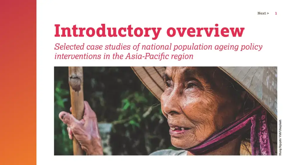 Selected case studies of national population ageing policy interventions in the Asia-Pacific region